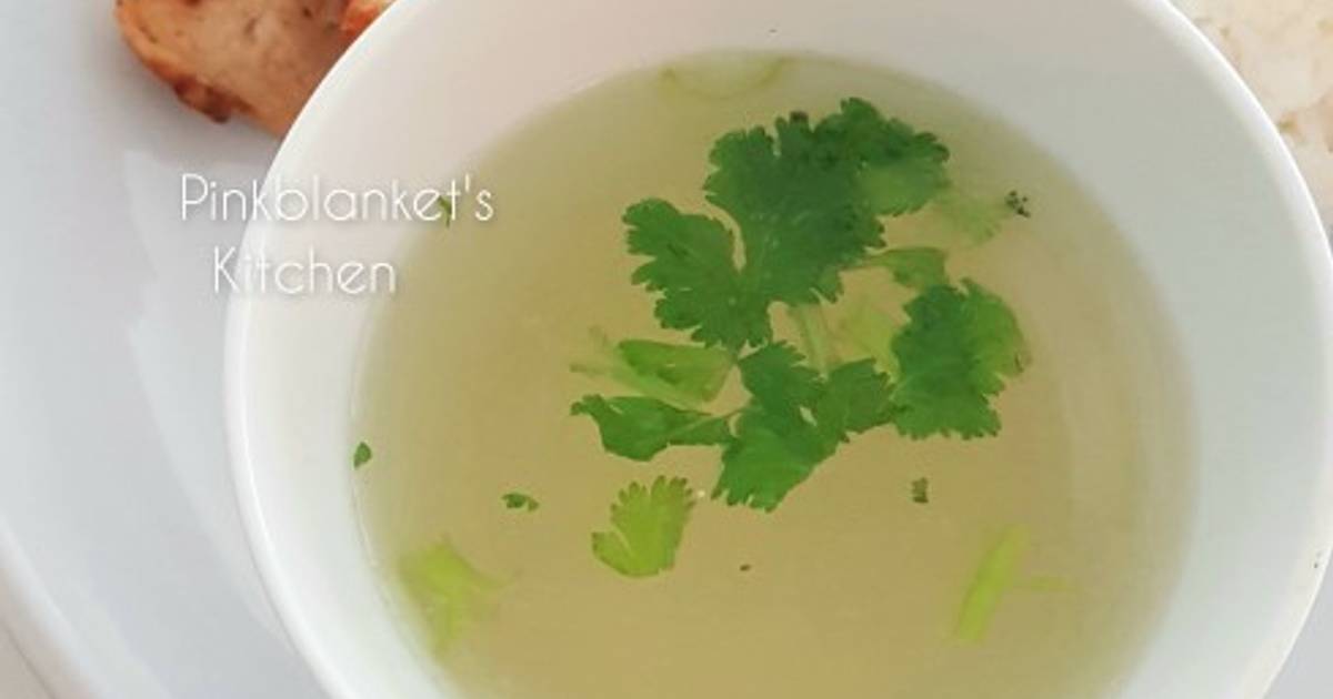 Clear Plain Soup Recipe by Pinkblanket's Kitchen Cookpad