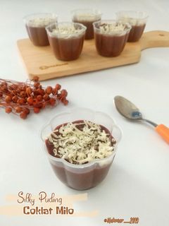 Foto resep Silky Puding Coklat Milo