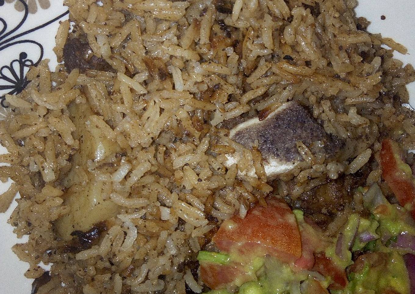 Pilau with Guacamole #Pilaucontest