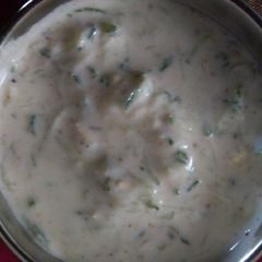 A picture of Curd raita.