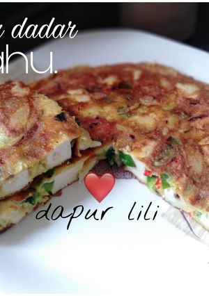 Foto resep Telor dadar tahu