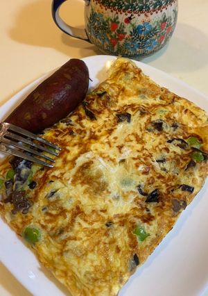 毛豆烘蛋 的食譜成品照片