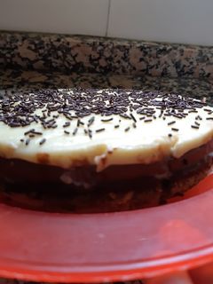 Una foto de Tarta 3 chocolates