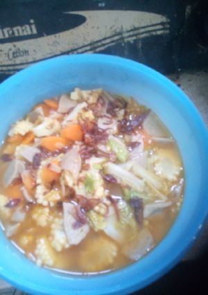Foto resep Capcay bakso