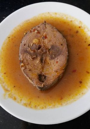 Hình của món Cá ngừ kho.