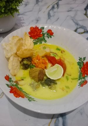 Foto resep Soto Betawi (kuah susu dan santan)