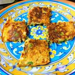 A picture of Oats Egg Omlet(A Power Packed breakfast / brunch).