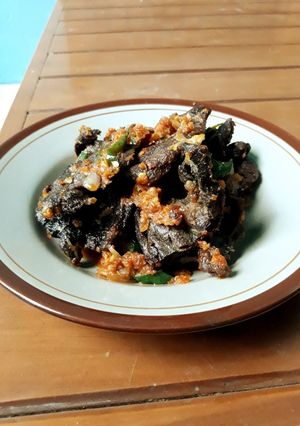 Foto resep Dendeng rusa cabe ijo