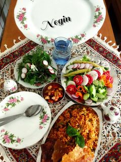 عکسی از دستور لوبیا پلو