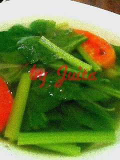 Foto resep Sayur bening sawi hijau