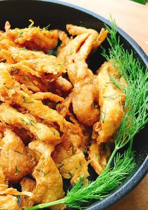 Hình của món Sườn chay nướng thì là.
