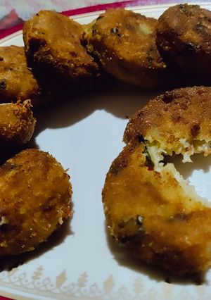 A picture of Chicken Potato Cheese Cutlets.