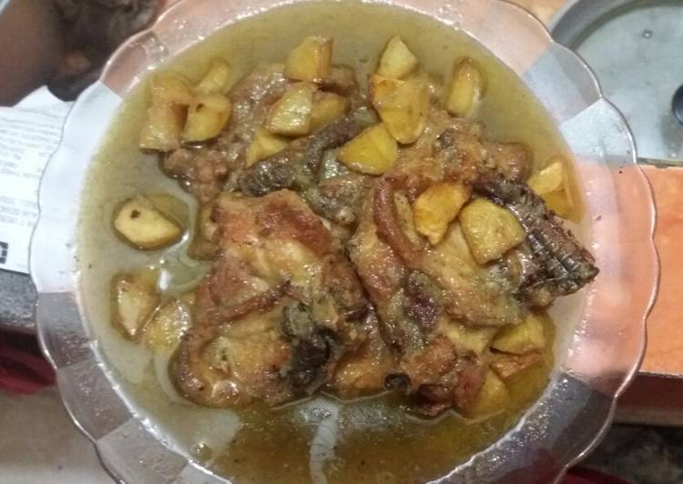 Ayam jahe dengan bahan mudah