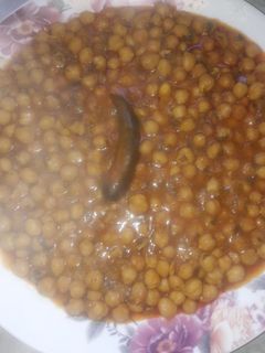 صورة لوصفة وجبة الحمص لذيذة