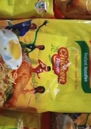 A picture of Indomie with fried eggs😋.