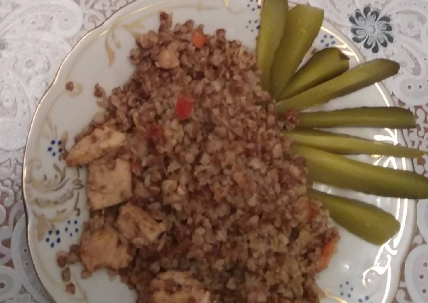 Фото Гречка С Курицей