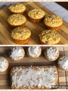 Una foto de Muffins y budín de mandarina 🍊