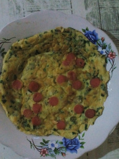 Foto resep Telur dadar sosis