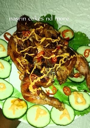 Pan Grilled chicken ainihin hoton girkin