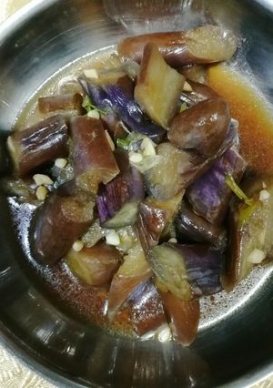蔥炒茄子 的食譜成品照片