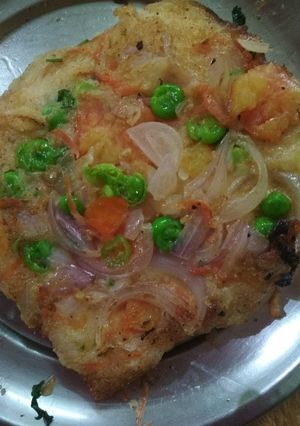 A picture of Tawa bread pizza.