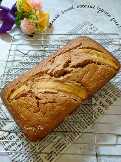 Foto resep Banana Bread Oatmeal (Gluten Free)