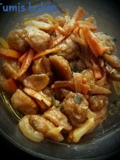 Foto resep Tumis bakso pedas manis