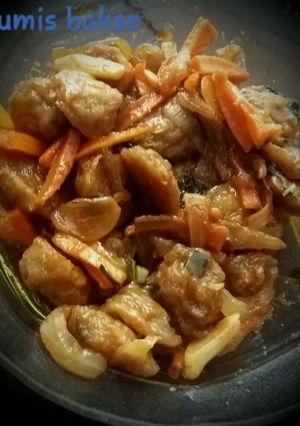 Foto resep Tumis bakso pedas manis