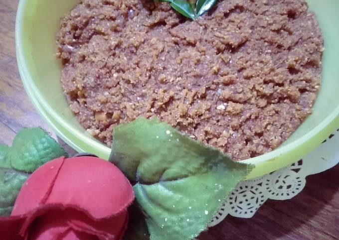 Cara membuat Bumbu pecel rumahan lembut