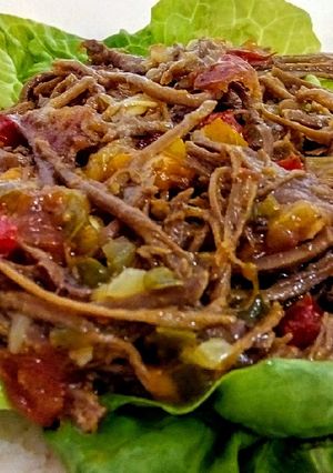 Una foto de AREPA Rellena con Carne Desmechada...!