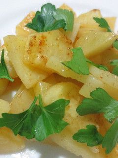 Una foto de Patatas al horno con Agua de Mar