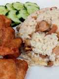Uduk Rice With Chicken(Indonesian Steam Rice With Chicken)