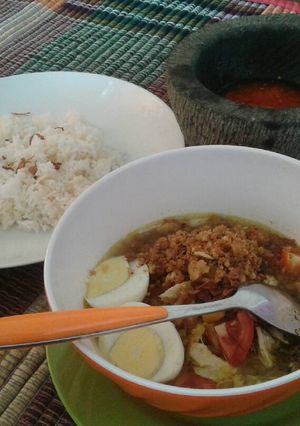 Foto resep Soto koya pedas