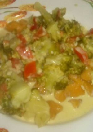 Una foto de Ñoquis de calabaza sin Tacc, con salsa de crema de brócoli