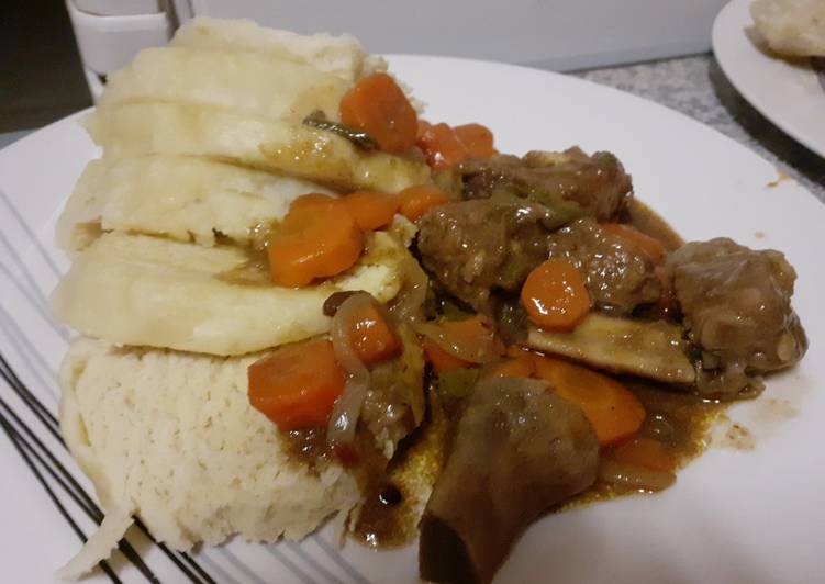 Simple Way to Prepare Quick Dumpling with Beef Stew