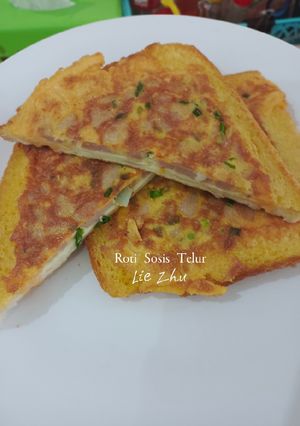 Foto resep Roti Sosis Telur