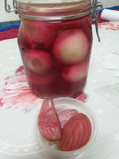 Una foto de Cebollas en vinagre