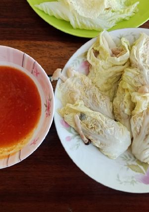 รูปของ ผักกาดขาวยัดหมูปรางสไตล์