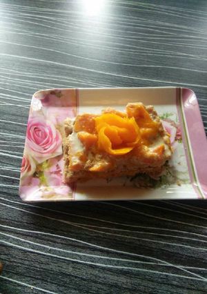 A picture of Mango pudding.