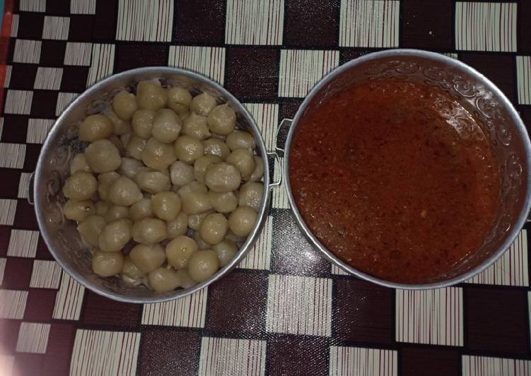 Bahan Cilok isi ayam bumbu kacang | Cara Bikin Cilok isi ayam bumbu kacang Yang Enak Dan Lezat