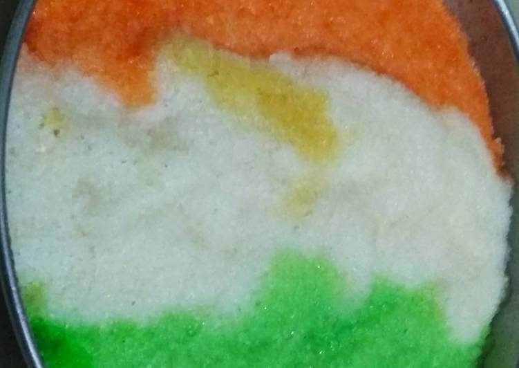 Simple Way to Make Tricolor Plate Idli in 28 Minutes for Mom