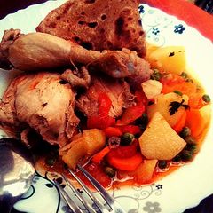 A picture of African Chicken Stew #festivedishcontest.