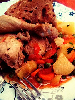 A picture of African Chicken Stew #festivedishcontest.