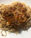 Spaguettis con tuco