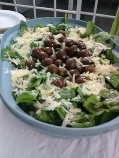 Una foto de Ensalada de espinaca