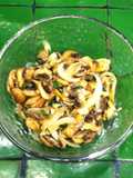 Champignons con epazote