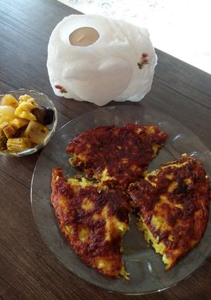 عکسی از دستور کوکو سیب زمینی