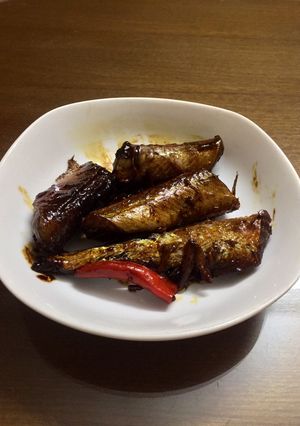 Hình của món Cá kìm kho gừng.