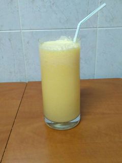 Una foto de Batido de melocotón