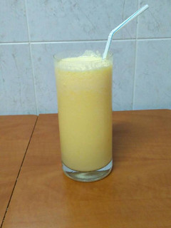 Una foto de Batido de melocotón